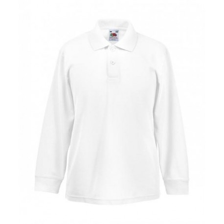 Fruit of the Loom Polo dziecięce z długim rękawem