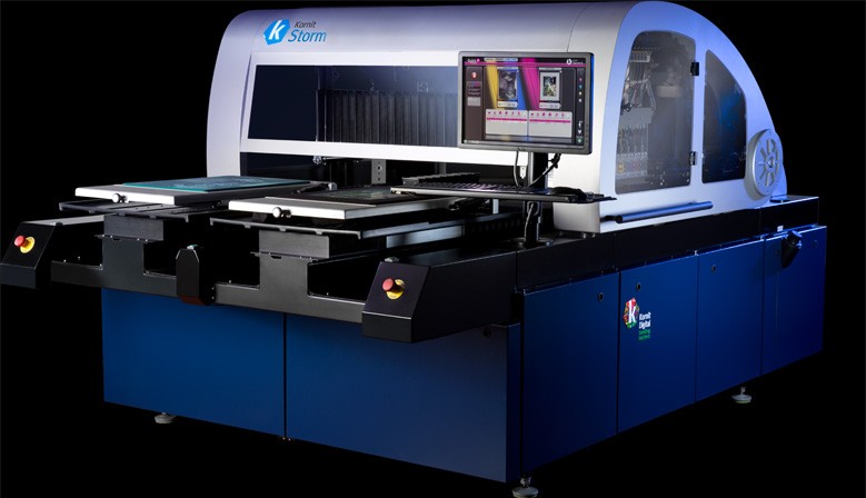 We print on Kornit machines